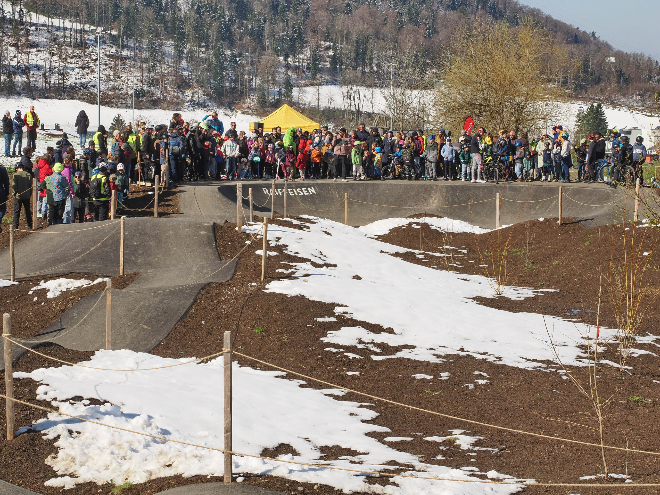 Eröffnung Pumptrack Wald