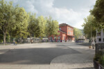 Möglicher zukünftiger Bahnhof Platz Wald